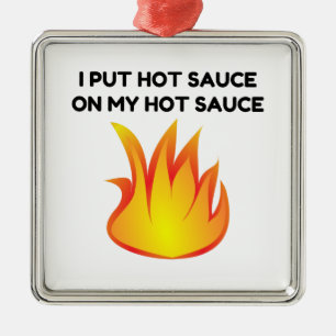 Hot Sauce Metal Tree Decoration
