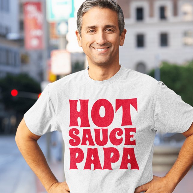 HOT SAUCE PAPA MENS DAD T-SHIRTS (Creator Uploaded)