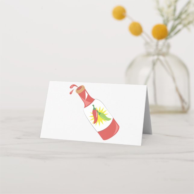 Hot Sauce Place Card (Front)