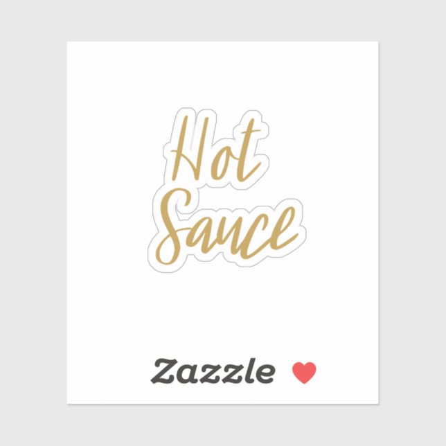 Hot Sauce Storage Sticker (Sheet)