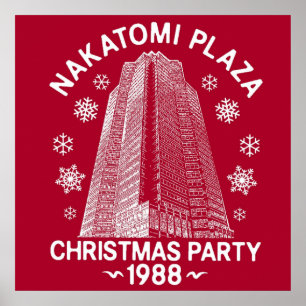 HOT SELLER Die Hard Christmas Nakatomi Plaz Poster