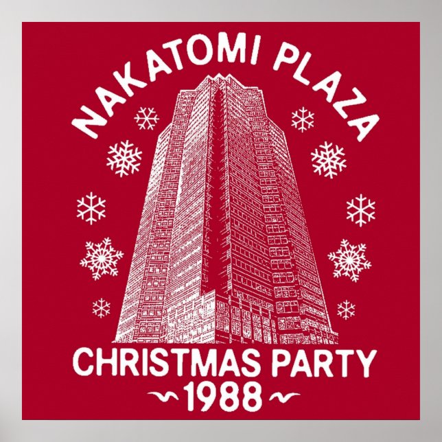 HOT SELLER Die Hard  Christmas  Nakatomi Plaz Poster (Front)