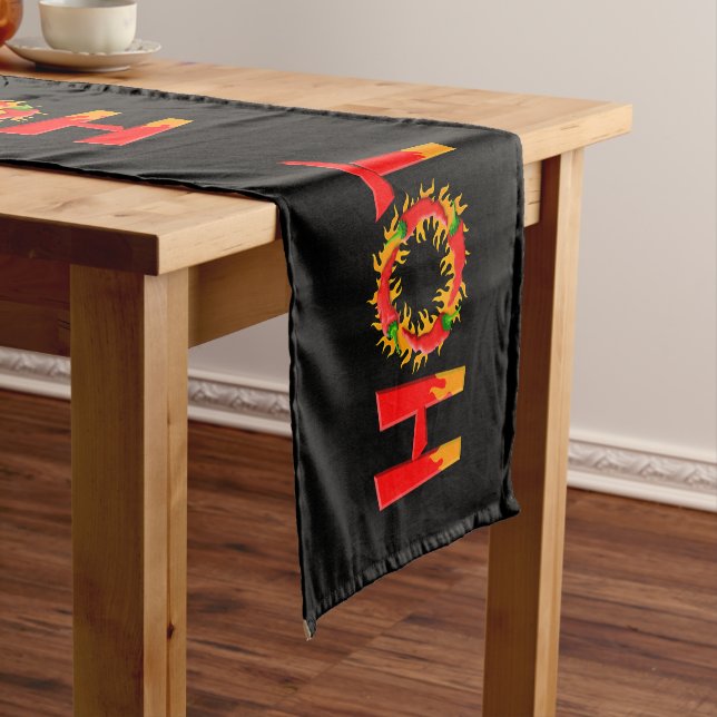 HOT SHORT TABLE RUNNER (In Situ)