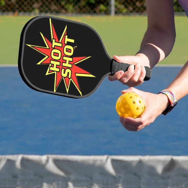 Hot Shot Hot Mum Comic Style Pickleball Paddle (Insitu)