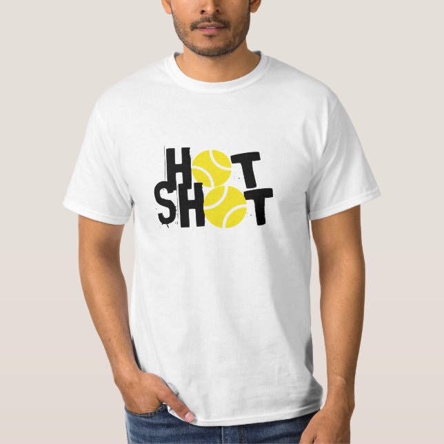 Hot Shot Tennis t-shirt for men women kids (Front)