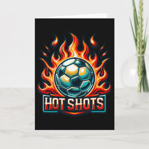 Hot Shots Soccer Team Card