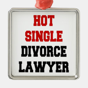 Hot Single Divorce Lawyer Metal Tree Decoration