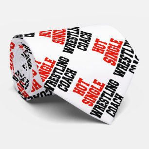 Hot Single Wrestling Coach Tie