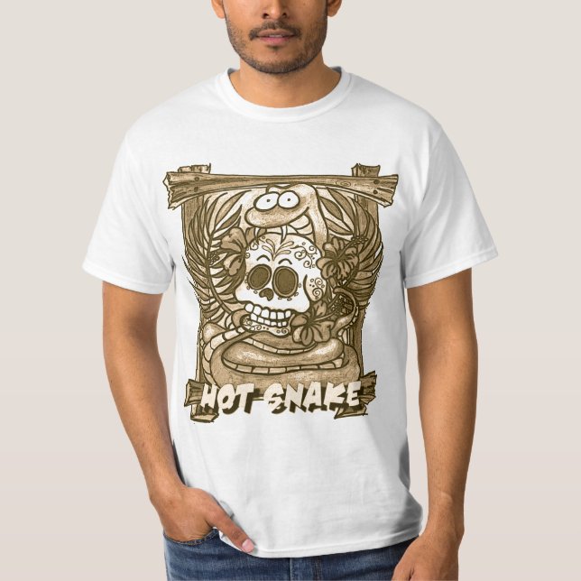 HOT SNAKE2sepia T-Shirt (Front)