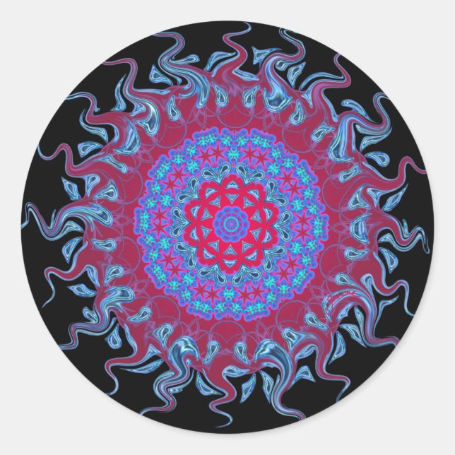 Hot Snowflake Sticker (Front)