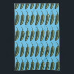 HOT & SPICY chiles jalapeno pattern Tea Towel<br><div class="desc">Decorate your kitchen with this fun and spicy jalapeno dish towel. Makes a great housewarming or wedding gift! 
You can customise it and add text too.
Check my shop for lots more colours and patterns!</div>