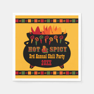 Hot & Spicy Chilli Party Napkin