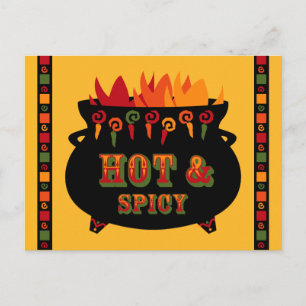 Hot & Spicy Recipe Postcard