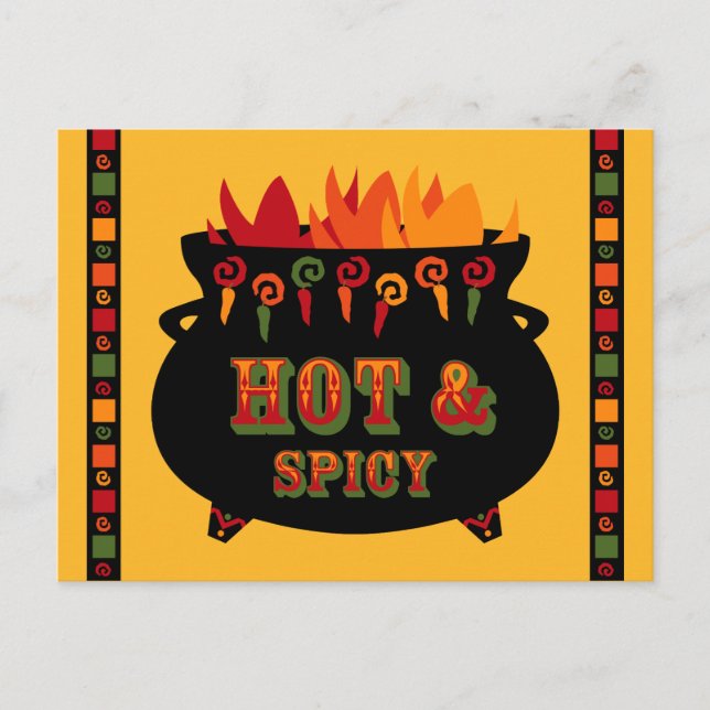 Hot & Spicy Recipe Postcard (Front)