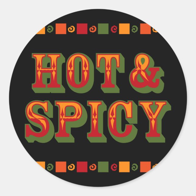 Hot & Spicy Sticker (Front)