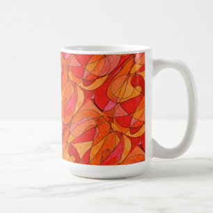 "Hot Spot Tiled" Abstract Design Mug