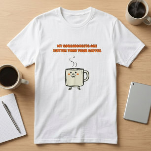 Hot Spreadsheets Office Humour Data Lover Design T-Shirt