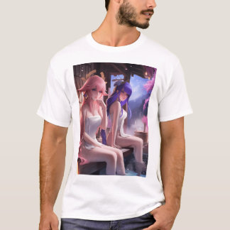 Hot Spring Raiden Shogun And Yae Miko 119 T-Shirt