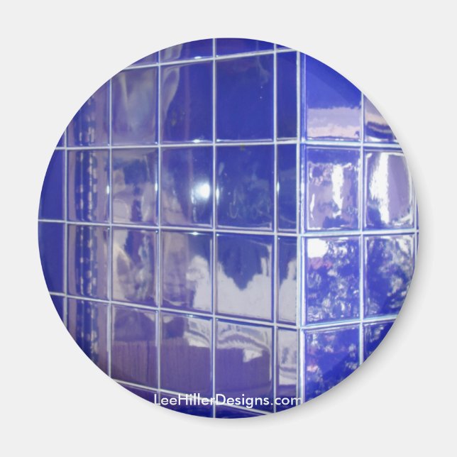 Hot Springs, AR BlueTile Reflection Gifts Apparel Magnet (Front)