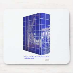 Hot Springs, AR BlueTile Reflection Gifts Apparel Mouse Mat