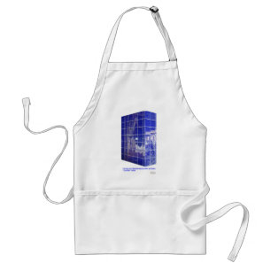 Hot Springs, AR BlueTile Reflection Gifts Apparel Standard Apron