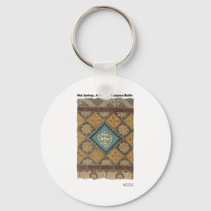 Hot Springs, AR Quapaw Dome Tiles Gifts Apparel Key Ring