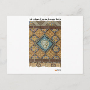 Hot Springs, AR Quapaw Dome Tiles Gifts Apparel Postcard