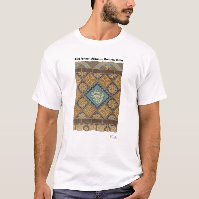 Hot Springs, AR Quapaw Dome Tiles Gifts Apparel T-Shirt (Front)