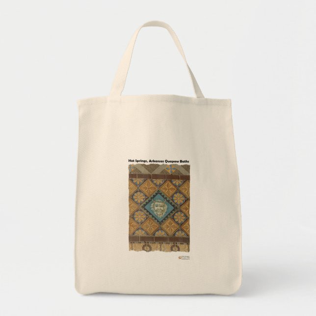 Hot Springs, AR Quapaw Dome Tiles Gifts Apparel Tote Bag (Front)