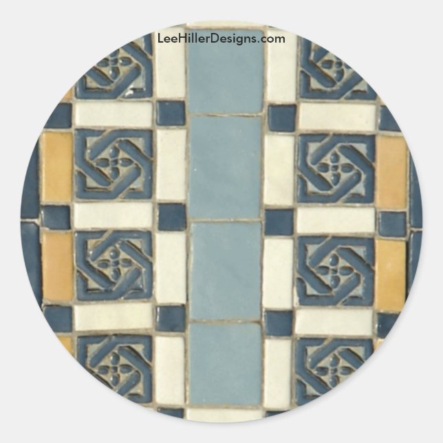 Hot Springs, AR The Maurice Tiles Gifts Apparel Classic Round Sticker (Front)