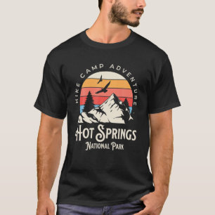Hot Springs Arkansas Nature Hike Mountains Outdoor T-Shirt