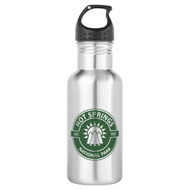 Hot Springs National Park 532 Ml Water Bottle (Front)