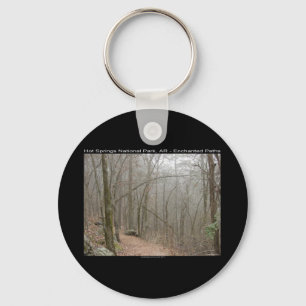 Hot Springs National Park, AR - Enchanted Paths Key Ring