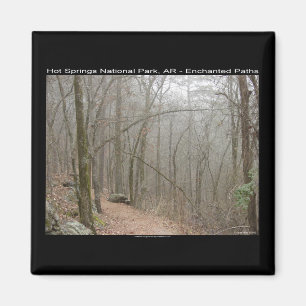 Hot Springs National Park, AR - Enchanted Paths Magnet