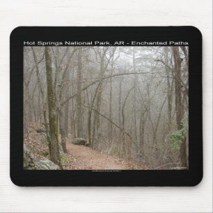 Hot Springs National Park, AR - Enchanted Paths Mouse Mat