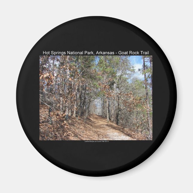 Hot Springs National Park, AR Goat Rock Trail Magnet (Front)