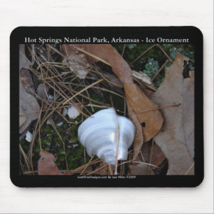 Hot Springs National Park, AR - Ice Ornament Gifts Mouse Mat