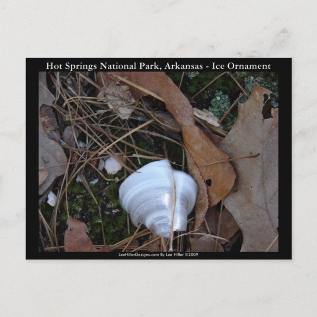 Hot Springs National Park, AR - Ice Ornament Gifts Postcard (Front)