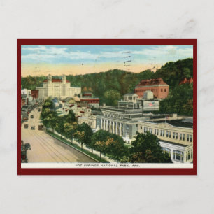 Hot Springs National Park, AR Vintage Vintage Postcard