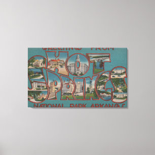 Hot Springs National Park, Arkansas Canvas Print