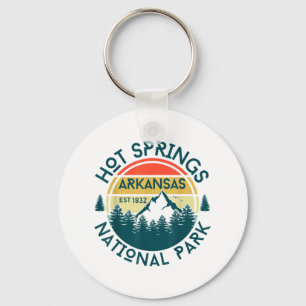 Hot Springs National Park Arkansas Hiking Nature O Key Ring