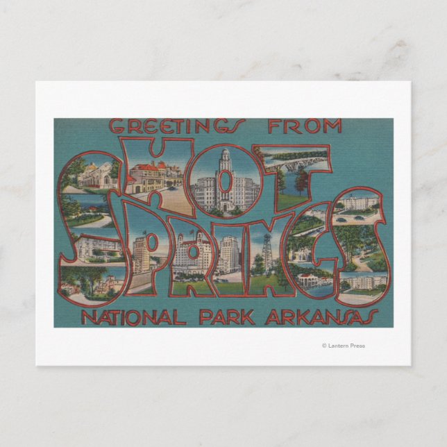 Hot Springs National Park, Arkansas Postcard (Front)