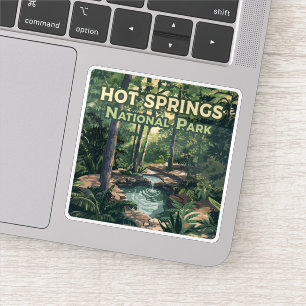 Hot Springs National Park Arkansas Retro 