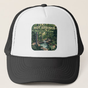 Hot Springs National Park Arkansas Retro Trucker Hat