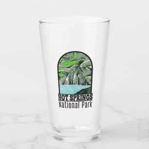 Hot Springs National Park Arkansas Vintage Glass