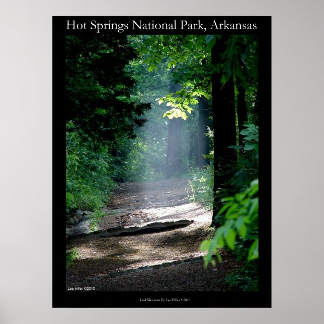 Hot Springs National Park Dead Chief Trail Poster (Front)