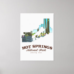Hot springs national park,Garland County, Arkansas Canvas Print