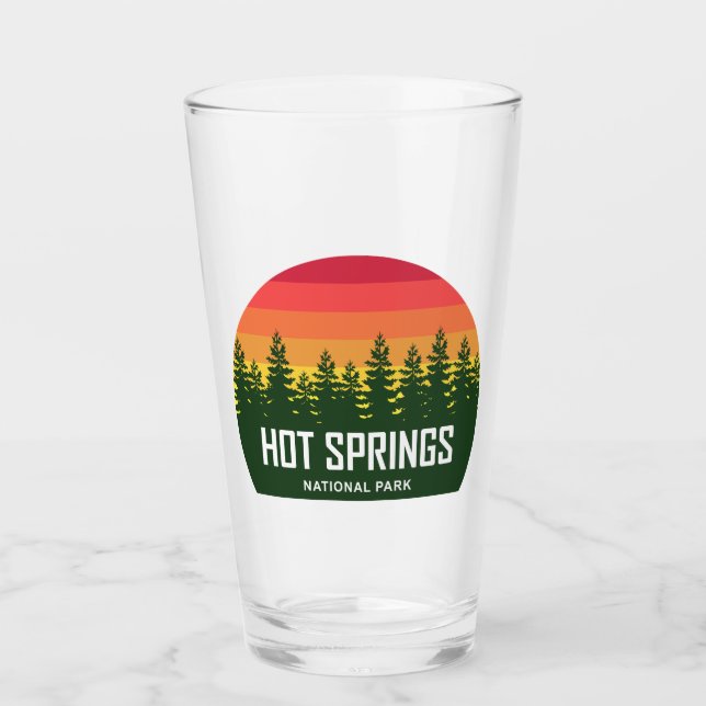 Hot Springs National Park Glass (Front)