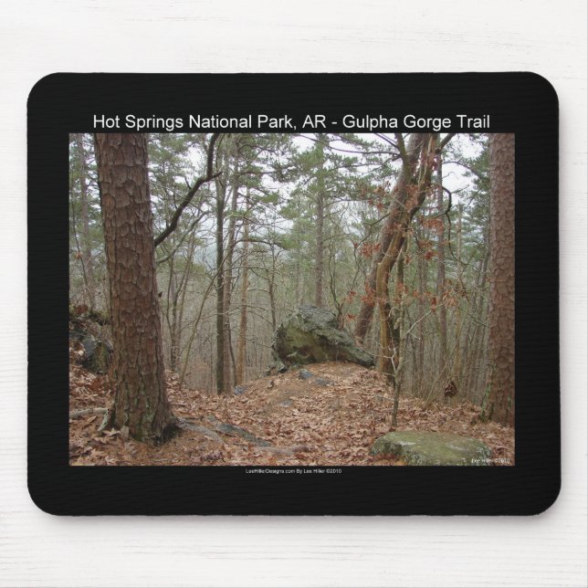 Hot Springs National Park Gulpha Gorge Trail Mouse Mat (Front)