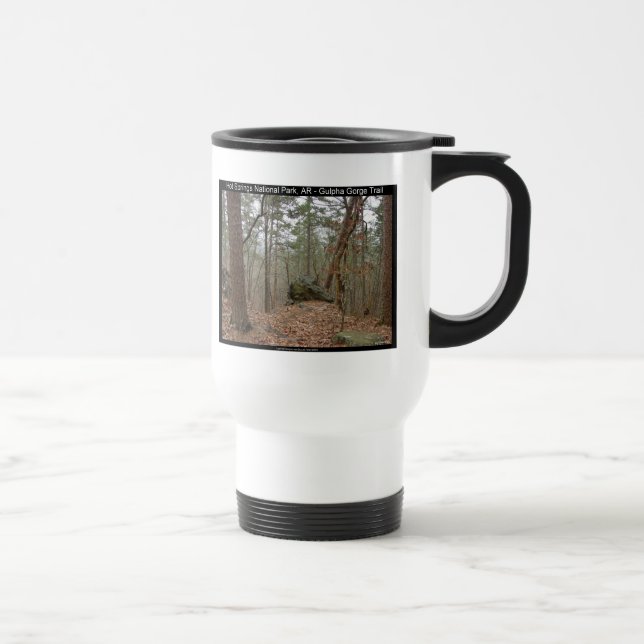 Hot Springs National Park Gulpha Gorge Trail Travel Mug (Right)